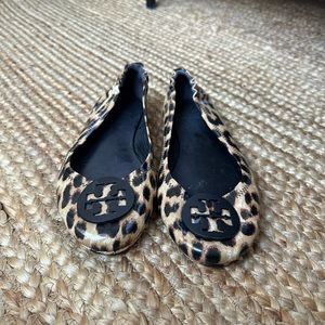 Minnie Travel Leather Ballet Flats
